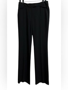 NEW White House Black Market Women’s Black Boot Slim Stretch Pants 6 LONG